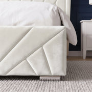 Velvet Ottoman Storage Bed - Sunrise Ottoman Bed Frame