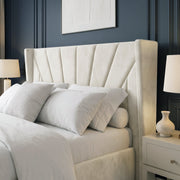 Velvet Ottoman Storage Bed - Sunrise Ottoman Bed Frame