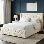 Velvet Ottoman Storage Bed - Sunrise Ottoman Bed Frame