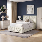 Velvet Ottoman Storage Bed - Sunrise Ottoman Bed Frame