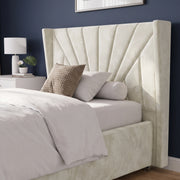 Velvet Ottoman Storage Bed - Sunrise Ottoman Bed Frame