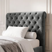 Chesterfield Ottoman Storage Bed Frame Side Lift