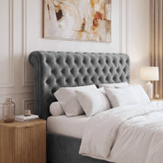 Chesterfield Ottoman Storage Bed Frame Side Lift