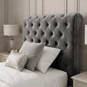 Chesterfield Ottoman Storage Bed Frame Side Lift