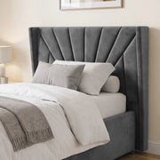 Velvet Ottoman Storage Bed - Sunrise Ottoman Bed Frame