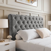 Chesterfield Ottoman Storage Bed Frame Side Lift