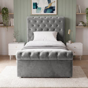 Chesterfield Ottoman Storage Bed Frame Side Lift