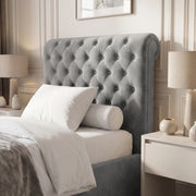 Chesterfield Ottoman Storage Bed Frame Side Lift
