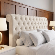 Chesterfield Ottoman Storage Bed Frame Side Lift