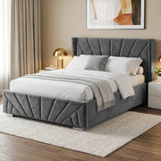 Velvet Ottoman Storage Bed - Sunrise Ottoman Bed Frame