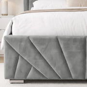 Velvet Ottoman Storage Bed - Sunrise Ottoman Bed Frame