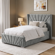 Velvet Ottoman Storage Bed - Sunrise Ottoman Bed Frame