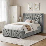 Velvet Ottoman Storage Bed - Sunrise Ottoman Bed Frame