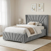 Velvet Ottoman Storage Bed - Sunrise Ottoman Bed Frame
