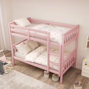 Solid Wood Detachable Double Bunk Bed
