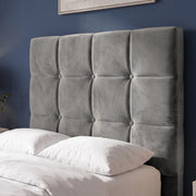 Square Ottoman Storage Bed - Velvet Ottoman Bed Frame