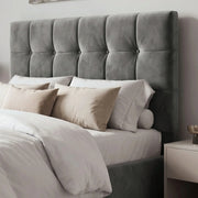 Square Ottoman Storage Bed - Velvet Ottoman Bed Frame