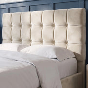 Square Ottoman Storage Bed - Velvet Ottoman Bed Frame