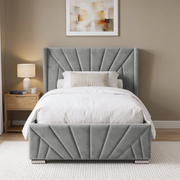 Velvet Ottoman Storage Bed - Sunrise Ottoman Bed Frame