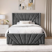 Velvet Ottoman Storage Bed - Sunrise Ottoman Bed Frame